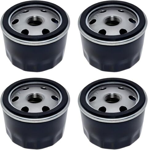 4 عبوات فلتر زيت 49065-0721 متوافق مع محركات Kawasaki FR691V FR651V FR730V FR600V FX600V FS691V FS651V، مناسب لمحركات John Deere AM125424، استبدل 49065-7007 in Kuwait