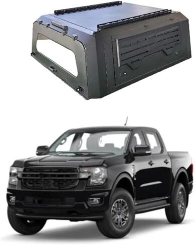 مظلة شاحنة بيك اب من الألومنيوم متوافقة مع Ranger XLS مقاومة للماء ومضادة للصدأ SmartCap وسرير تخييم شديد التحمل وقفل صندوق خلفي in Kuwait