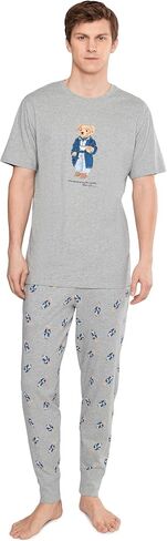 POLO RALPH LAUREN mens Shorts Sleeve Crew & Pajama Joggers Bear in Saudi Arabia
