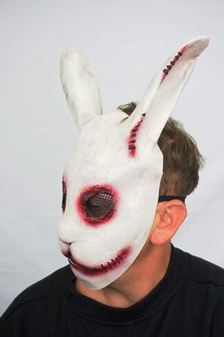 Acid Tactical Killer Bunny Halloween Mask Scary Evil Rabbit Mask in Saudi Arabia