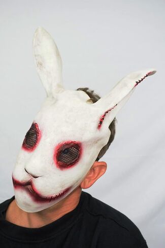 Acid Tactical Killer Bunny Halloween Mask Scary Evil Rabbit Mask in Saudi Arabia