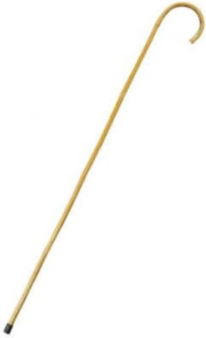 Bamboo Walking Cane (38") 1 Pc. - Lightweight, Durable & Comfortable Grip, Perfect for Cosplay, Theater, and Accessories in Saudi Arabia