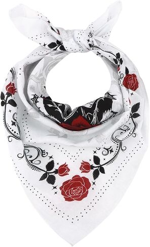 22"x22" Cute Pattern Bandanas for Women & Men 100% Cotton Bandana in Saudi Arabia