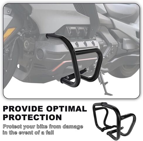 واقيات المحرك Xitomer المتوافقة مع قضبان التصادم 2025 Goldwing GL1800 المتوافقة مع أقفاص التصادم Goldwing GL1800 2018-2025 in Kuwait