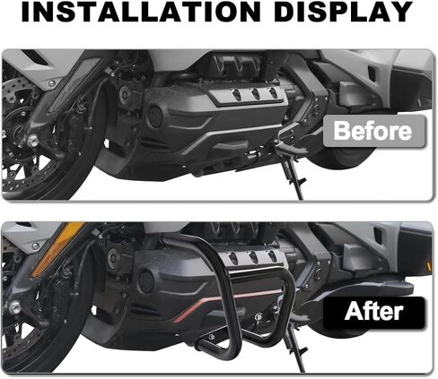 واقيات المحرك Xitomer المتوافقة مع قضبان التصادم 2025 Goldwing GL1800 المتوافقة مع أقفاص التصادم Goldwing GL1800 2018-2025 in Kuwait