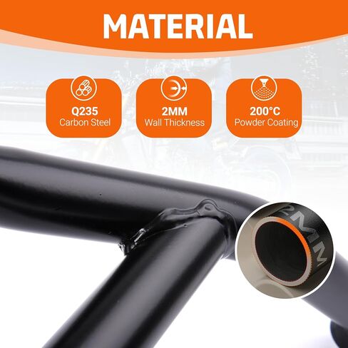 Motorcycle Side Frame Engine Bumper Guard Crash Bar Compatible with MT-09 FZ-09 Tracer/XSR 900 2017-2020 in Saudi Arabia