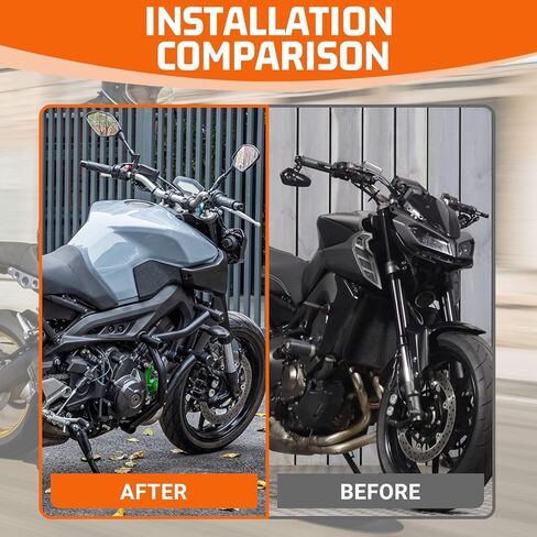 Motorcycle Side Frame Engine Bumper Guard Crash Bar Compatible with MT-09 FZ-09 Tracer/XSR 900 2017-2020 in Saudi Arabia