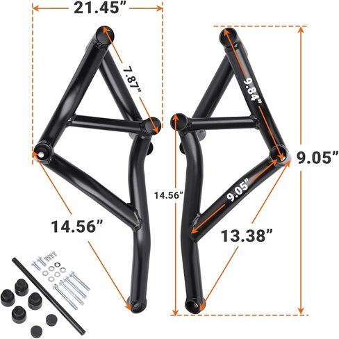 Motorcycle Side Frame Engine Bumper Guard Crash Bar Compatible with MT-09 FZ-09 Tracer/XSR 900 2017-2020 in Saudi Arabia