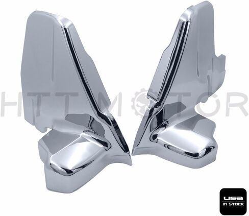 HTTMT MT445- أغطية الإطار الجانبي السفلي لمحرك الكروم متوافقة مع Goldwing GL1800 2001-2011 02 03 in Kuwait