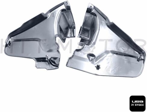 HTTMT MT445- أغطية الإطار الجانبي السفلي لمحرك الكروم متوافقة مع Goldwing GL1800 2001-2011 02 03 in Kuwait
