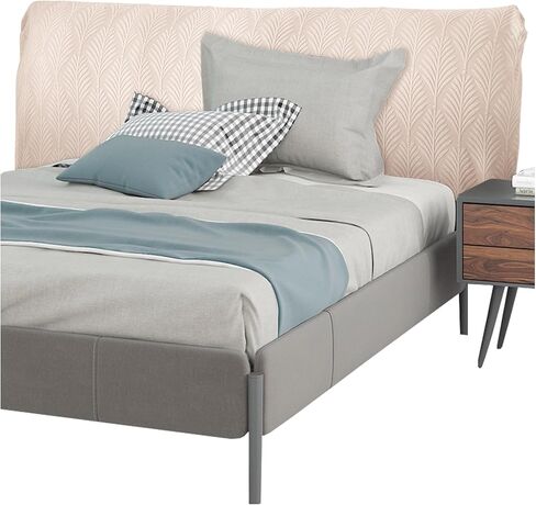Framendino, Stretch Headboard Protector Cover for King Size Bed Bedroom Décor (Light Grey) in Saudi Arabia