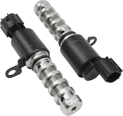 قطعتان 1.6 صمام توقيت متغير VVT Solenoid 24355-2B700 متوافق مع Hyundai Accent Sonata Tucson Veloster بديل لكيا فورتي [باستثناء طراز GT/Trim] Koup Forte5 Optima Rio Seltos Soul in Kuwait