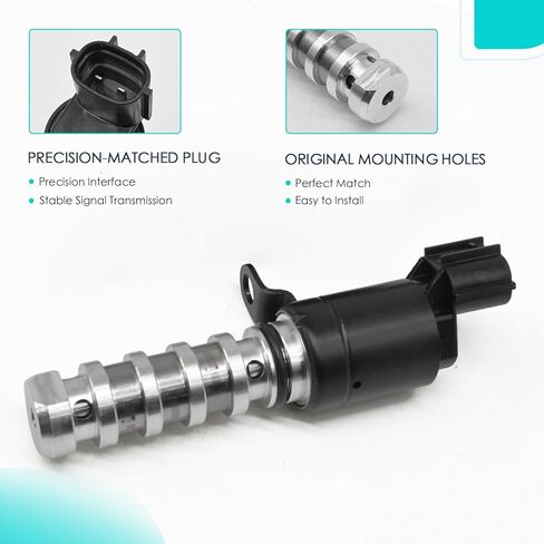 قطعتان 1.6 صمام توقيت متغير VVT Solenoid 24355-2B700 متوافق مع Hyundai Accent Sonata Tucson Veloster بديل لكيا فورتي [باستثناء طراز GT/Trim] Koup Forte5 Optima Rio Seltos Soul in Kuwait