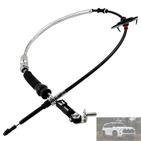 Automatic Transmission Shift Control Cable 33820-0C090 Replacement for Toyota Tundra 2007-2021 & Sequoia 2008-2022, Column Shifter Selector Cable OEM Fit in Saudi Arabia
