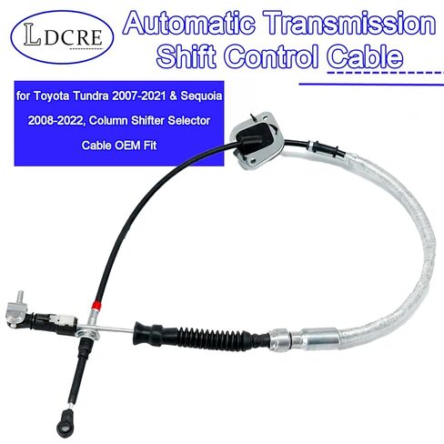 Automatic Transmission Shift Control Cable 33820-0C090 Replacement for Toyota Tundra 2007-2021 & Sequoia 2008-2022, Column Shifter Selector Cable OEM Fit in Saudi Arabia