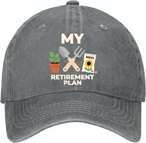 Gardening is My Retirements Plan Hats for Mens Vintage Washed Distressed in Saudi Arabia