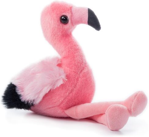 The Petting Zoo Flamingo Stuffed Animal Plushie, Gifts for Kids, Wild Onez Babiez Zoo Animals, Flamingo Plush Toy 6 inches in Saudi Arabia