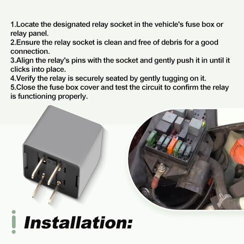7236 مرحل متعدد الوظائف للسيارات متوافق مع جنرال موتورز GM 4 Pin 1 Form A 40A 12VDC SPST استبدال 12177236 in Saudi Arabia