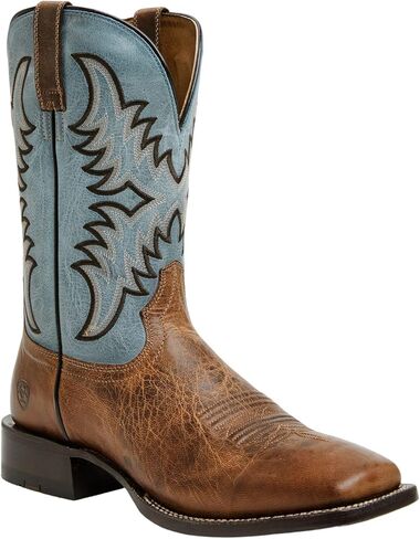 ARIAT Men's Cattle Creek Western Boot Broad Square Toe Brown 10 D(M) US in Saudi Arabia