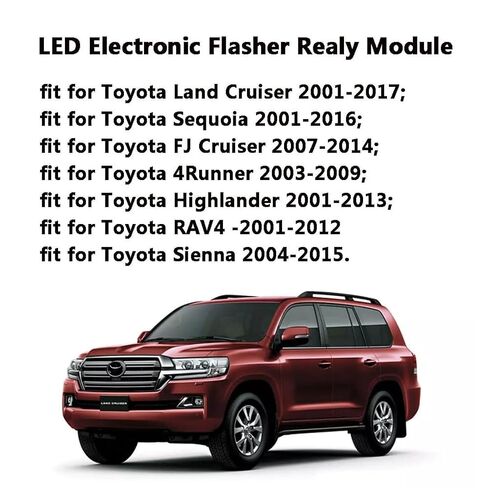 81980-46010 066500-5531 8Pins 12VDC Automotive LED Flasher Relay Assembly Fit for TYT Car SUV MPV Van Trucks Models Turn Signal & Hazard Warn Relay Compatible with 81980-50030 81980-53020 81980-02030 in Kuwait