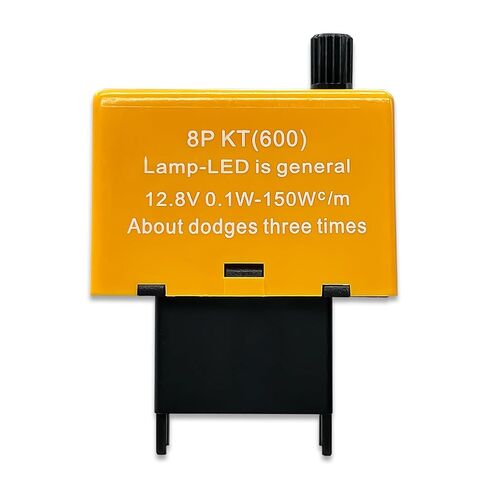 DAMA CF18 (LM449) KT600 8 Pin 12V 0.02A-20A 150W LED Speed Adjustable Flasher Relay 81980-34020 81980-02030 for LED Turn Signal Bulbs Hyper Flash Repairs | Pack of (1) in Saudi Arabia