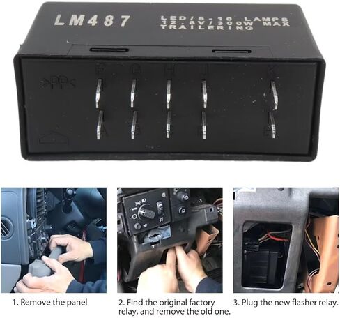 Xspeedonline تحذير المخاطر LED مرحل ومضي إشارة الانعطاف 10383321، 15764135، LM487 مناسب لـ 2003-2006 Chevy Silverado 1500 1500 HD 2500 HD 3500 in Kuwait