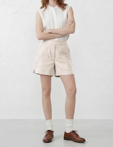 Micoson Linen Shorts for Women Casual Comfy Shorts Summer Trendy Mid Waisted Short with Pockets 2026 in Kuwait
