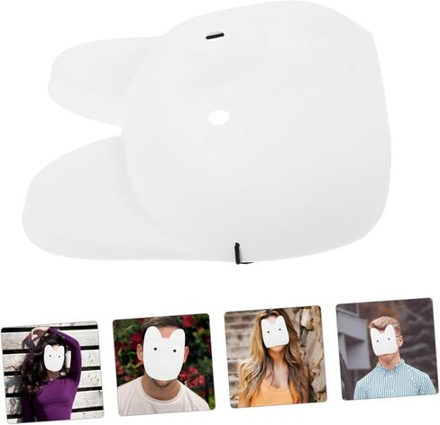 ARTIBETTER Unpainted Cat Mask for Painting Blank PVC Craft Mask for Cosplay Halloween Festivals and Masquerades Versatile Safe and Comfortable Fit in Saudi Arabia