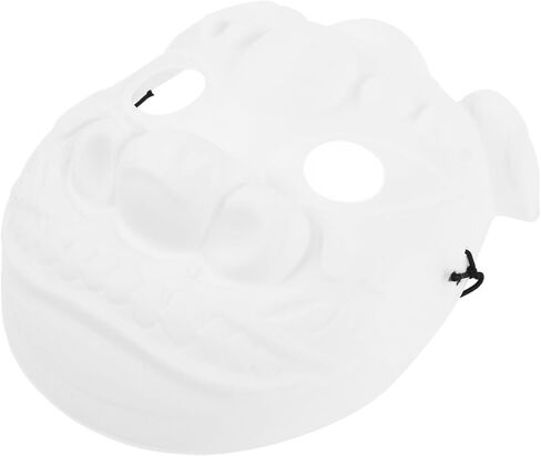 Unpainted Pig Mask for Crafting Safe PVC Material for Masquerade Halloween and Cosplay Events Create Memorable Moments Design in Saudi Arabia