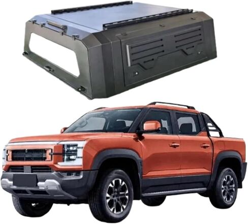 غطاء حوض شاحنة من الألومنيوم الصلب متوافق مع BYD Shark 6 مخصص لسيارة Land Cruiser Pickup Truck Bed Camper Shell مظلة غطاء ذكي in Kuwait