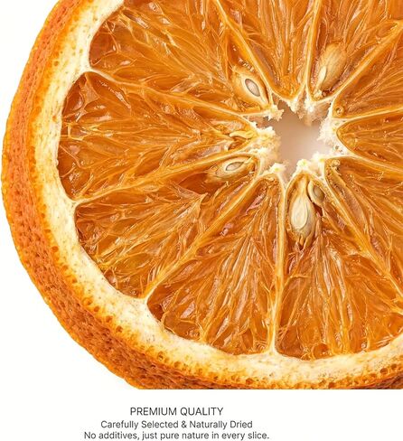 Sukh 30 PCS Dried Orange Slices for Christmas Decoration – Natural Dried Orange Pieces with Hemp Rope,Christmas Wreath Making,Rustic DIY Crafts Holiday Tree and Table Decoration Supplies in Kuwait