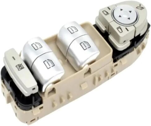 Compatible For Mercedes Benz E Class W213 E180 E200 E220 E300 E350 E400 2016-2022 Power Master Window Switch 2139054803 A2139054803(Brown) in Saudi Arabia