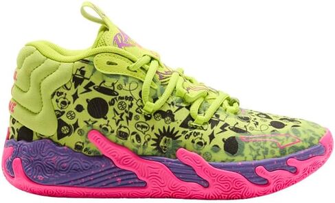 PUMA Kids Girls Mb.03 Not from Here Basketball Sneakers Shoes - Yellow in Saudi Arabia