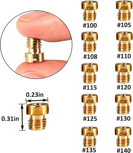 40 قطعة مجموعة نفاثة المكربن لـ Keihin PWK CVK PE OKO Carb KOSO Polini KO Jet Kit يستبدل SCL-2018090001-ZH-T-01 SCL-2018090003-ZH-T-01 SCL-2018090002-ZH-T-01 SCL-2018090002-ZH-T-02 in Kuwait