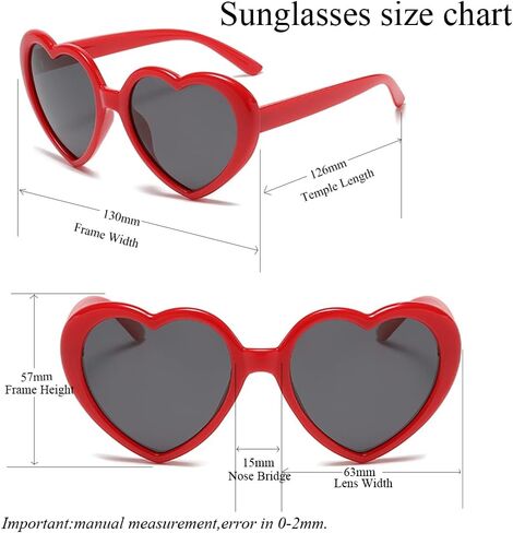 FBHLZ Girls Heart Sunglasses UV 400 Protection Kids Polarized Sunglasses 3-10 Years for Christmas Summer Valentine's Day in Saudi Arabia