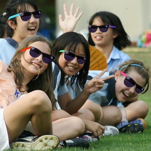 Bulk Sunglasses 64 Pack 16 Colors Neon Sunglasses with UV Protection for Party Favors,Party Toys, Great Gift，Goody Bag Favors，Beach Pool Birthday Party Supplies for Adults and Kids in Kuwait