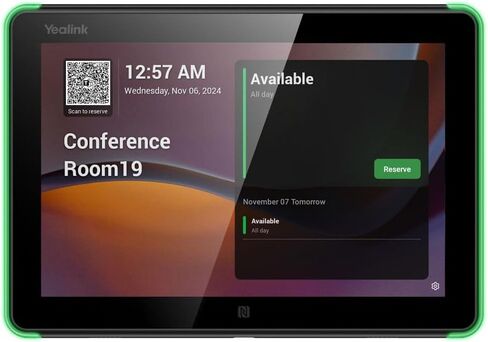 لوحة جدولة غرفة الاجتماعات الكل في واحد من Yealink Roompanel E2 – 1303172 in Kuwait