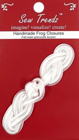 Sew Trendz Chinese Frogs Button Closures Hook & Eye Fastener - Sewing Quilting Renaissance Dance Hawaiian Bridal Costumes Outfit Drapery Home Decor-Black-Pineapple Design - 2 Pairs/pk. - #FG4756 in Saudi Arabia