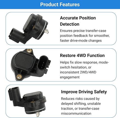 84377721 Transfer Case Two Four Wheel Drive Actuator Position Sensor for Cadillac Escalade Chevrolet Silverado Tahoe, for GMC Sierra Yukon Suburban Replaces# 19133159 19302454 23488090 in Saudi Arabia