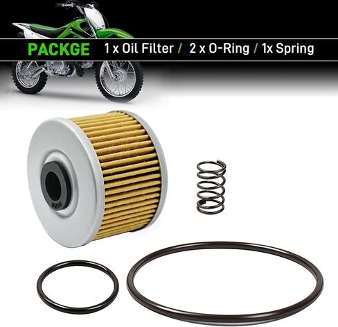 طقم استبدال فلتر الزيت لـ Kawasaki KLX110 KLX110L KLX/110/110 LAN110 AN112 BR125 Z125 Pro/Edition/SE Fury 125R مع دراجة نارية سوزوكي DR-Z110 in Kuwait