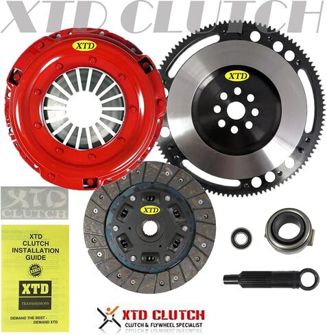 XTD STAGE 2 RACING CLUTCH & FLYWHEEL KIT COMPATIBLE WITH 94-01 INTEGRA CIVIC Si DEL SOL CRV B16 B18 B20 in Saudi Arabia