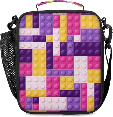 Lunch Box for Boys Girls - Reusable Insulated Lunch Bags for Kids - Gamer Gamepad Large Capacity Cooler Back to School Lunch Thermal Meal Tote Kit in Saudi Arabia