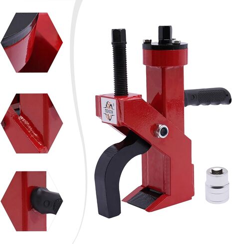 أداة كسر خرز الإطارات الهيدروليكية اليدوية، أداة كسر خرز الإطارات الثقيلة لشاحنة الجرار مقاس 5 بوصات مع الأكمام، أداة استبدال عالمية لتغيير الإطارات لإزالة المركبات لجميع التضاريس in Kuwait