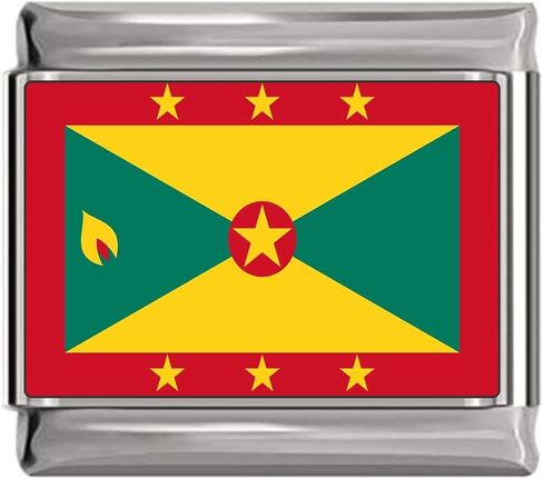 NewCharms Grenada Flag Italian Charm in Saudi Arabia
