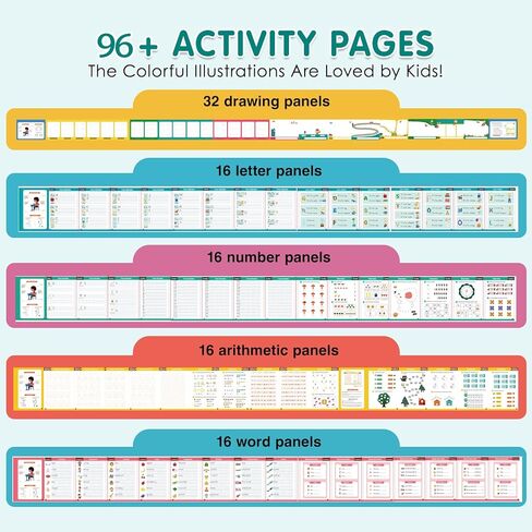 Magic Grooved Writing Practice, Tiny Thinkers Reusable Indented Handwriting Practice for Kids 3-5, Your Little Explorer Writing Tracetrek Workbooks Children Set Age 6-8 for Preschool & Kindergarten in Kuwait