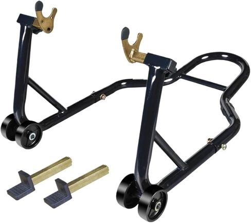 Rear Motorcycle Wheel Lift Stand 500Lbs Capacity Swingarm Spool Paddock Stand Compatible with Sport Bike in Kuwait