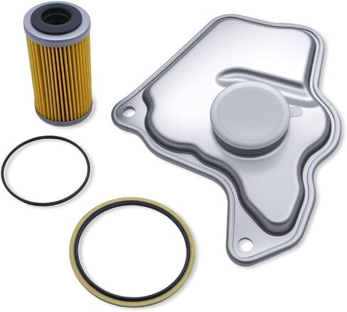 VEHICODE Automatic CVT Transmission Filter Kit Compatible with Nissan Altima Rogue Sport Juke NV200, Trans Oil Pan Fluid Change Service Kit Replace 31726-28X0A, 31728-28X0A in Saudi Arabia