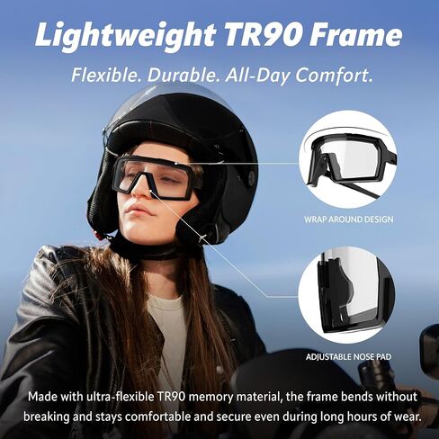 Speedone Z87+ Safety Sport Sunglasses, UV400 Anti-Fog, Impact Resistant for Motorcycle & Powersports in Saudi Arabia