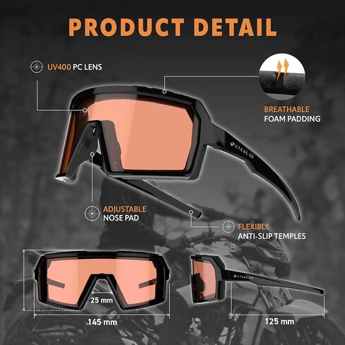Speedone Z87+ Safety Sport Sunglasses, UV400 Anti-Fog, Impact Resistant for Motorcycle & Powersports in Saudi Arabia