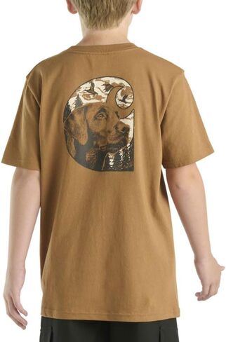 Carhartt Kid's CA6679 Short-Sleeve Pocket Dog T-Shirt - Boys in Saudi Arabia